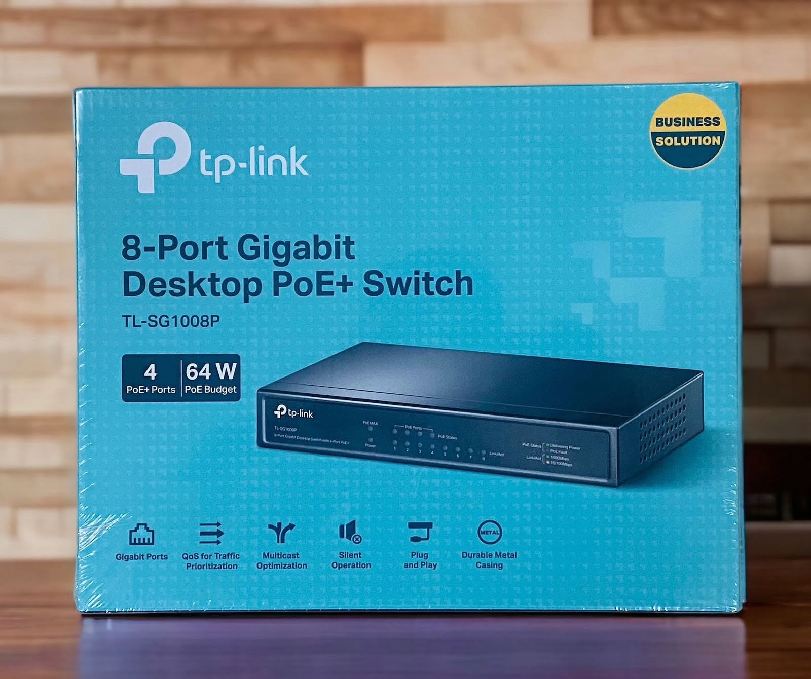 TP-LINK GIGA POE SWITCH 8 PORTS TL-SG1008P