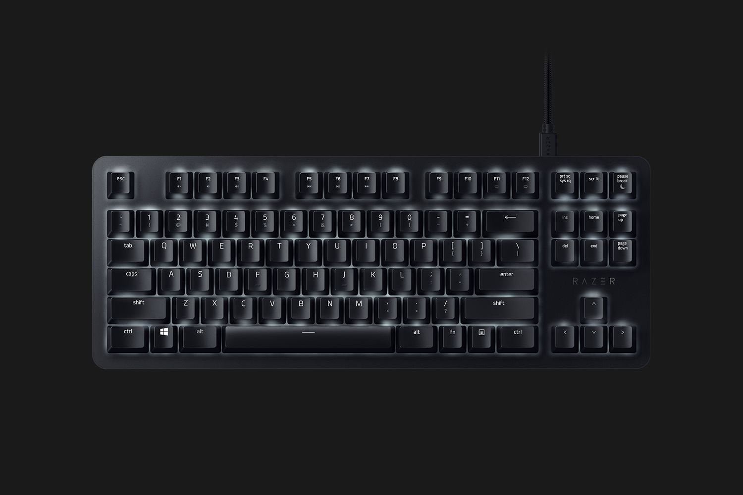 RAZER BLACKWIDOW LITE SILENT MEHCNICAL GAMING KEYBOARD ORANGE RZ03-02640100-R3M1
