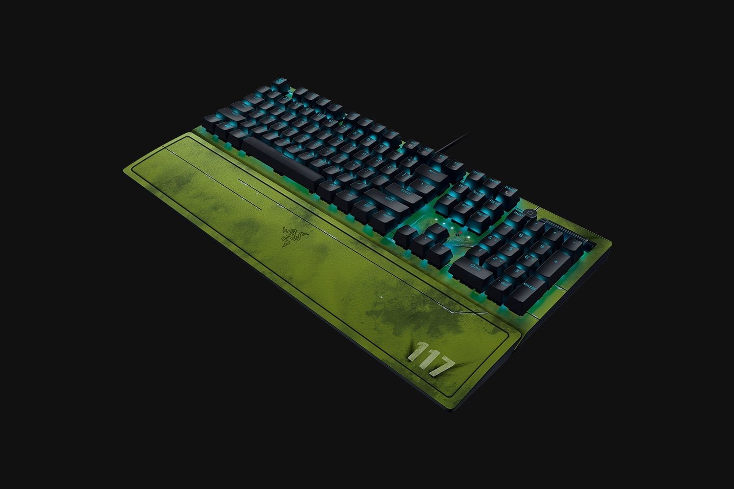 RAZER BLACKWIDOW V3-MECHANICAL WIRED GAMING KEYBOARD HALO INFINITE EDT RZ03-03542600-R3M1