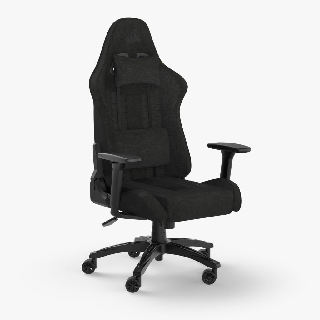 CORSAIR TC100 RELAXED GAMING CHAIR FABRIC BLACK COR-CHAIR-TC100-FBRC-BLK