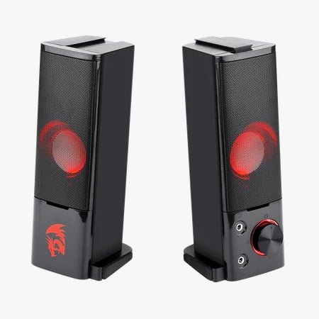 REDRAGON GS550 ORPHEUS PC GAMING SPEAKERS, 2.0 CHANNEL STEREO DESKTOP COMPUTER SOUND BAR
