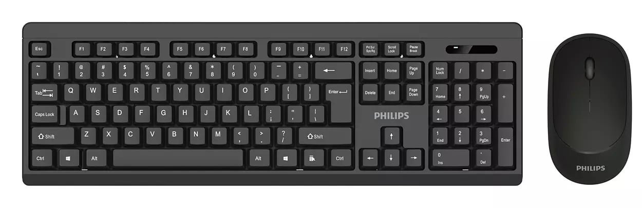 PHILIPS WIRELESS KEYBOARD MOUSE COMBO SPT6324