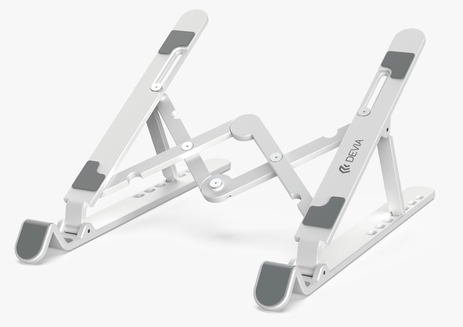 DEVIA KINTONE SERIES MULTIFUNCTION FOLDING STAND FOR LAPTOP AND TABLET WHITE