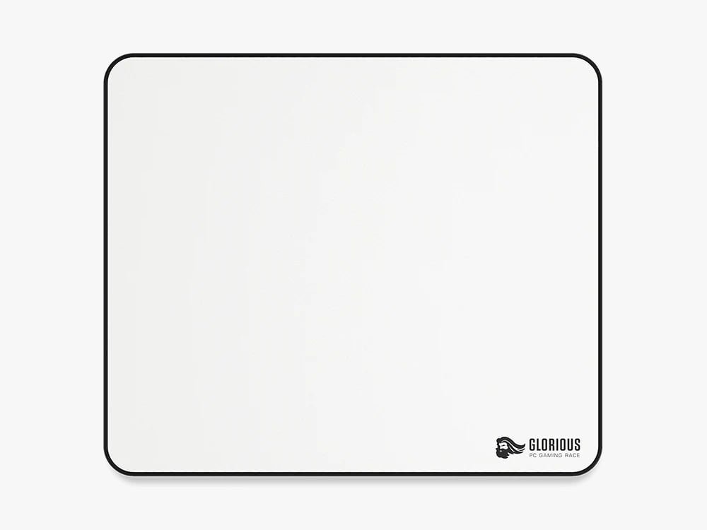 GLORIOUS LARGE GAMING MOUSE PAD - 11"X13" - WHITE EDITION GW-L