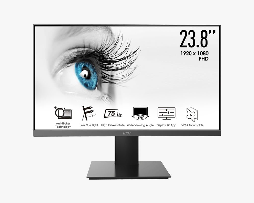 MSI FLAT 24 INCH FHD MONITOR 1920X1070 PRO MP241X