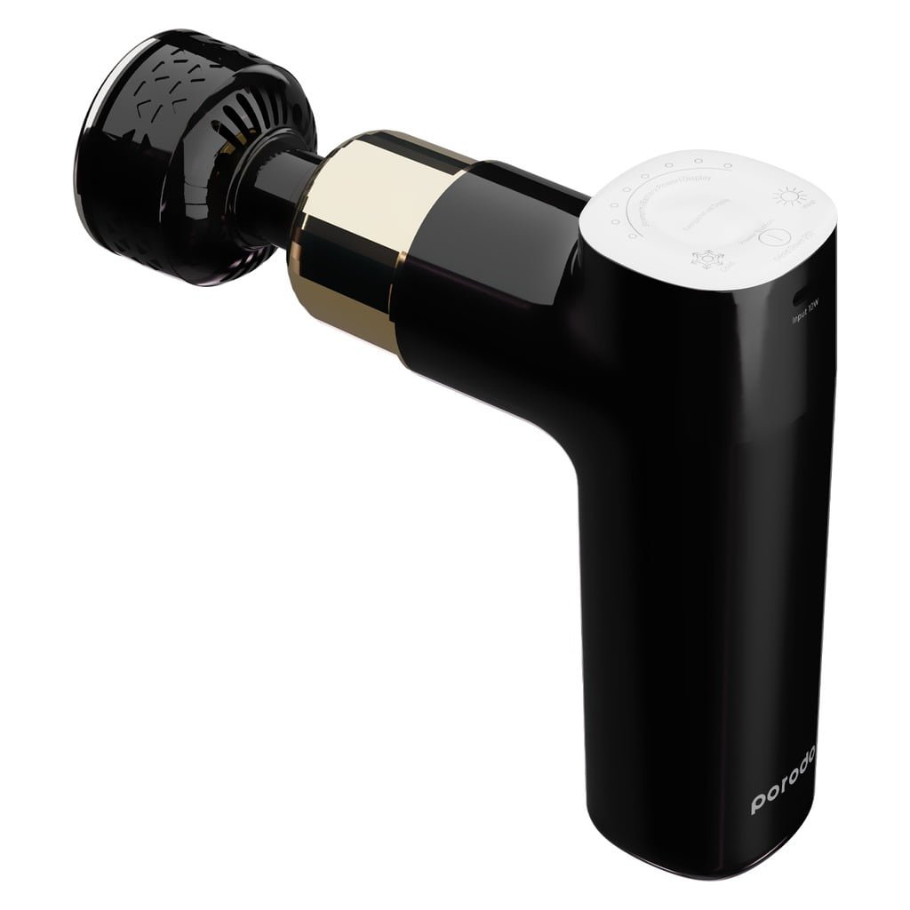 PORODO LIFESTYLE HOT & COLD PORTABLE MASSAGER WITH USB A PORT BLACK PD-HCGM-BK