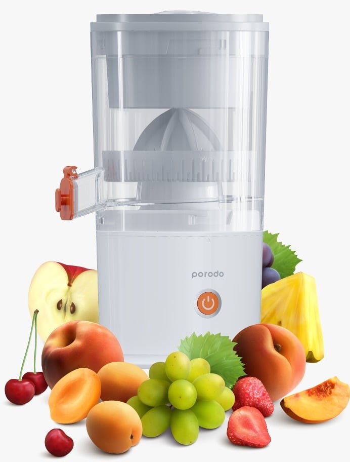 PORODO LIFESTYLE PORTABLE CORDLESS CITRUS JUCIER 200ML-WHITE