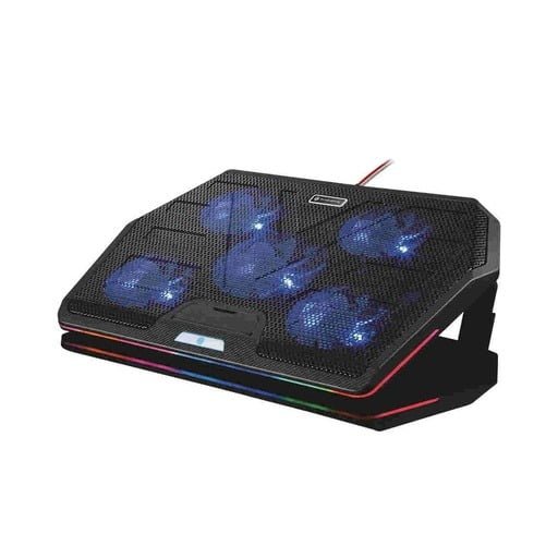 PORODO GAMING MULTIFAN COOLING PAD BLACK PDX110-BK