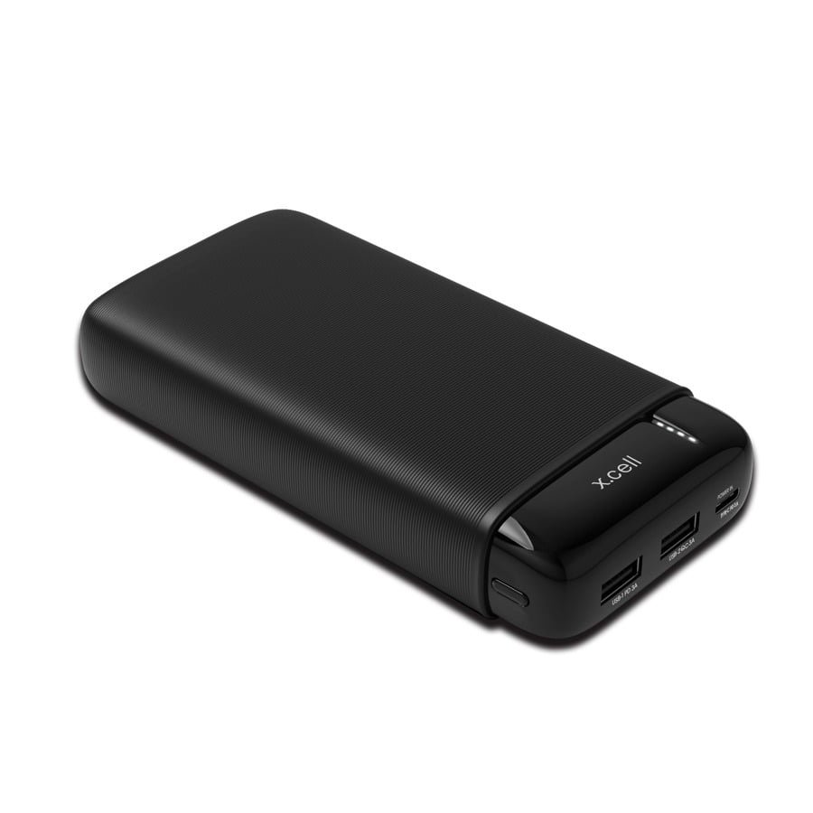 X-CELL USB TYPE C 20W POWER BANK 20000 MAH BLACK PC-20000PD