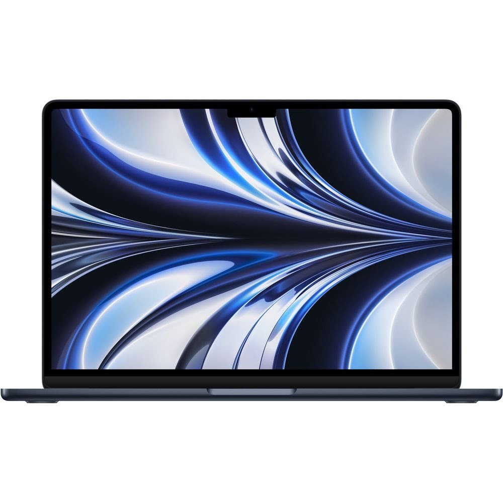 APPLE MACBOOK AIR 13.6 INCH M2 CHIP 8C CPU 8C GPU 8GB 256GB MIDNIGHT ARABIC MLY33