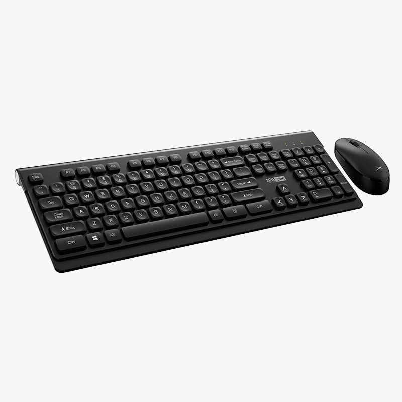 ALTEC WIRELESS KEYBOARD & MOUSE COMBO ALBC6265 BLACK