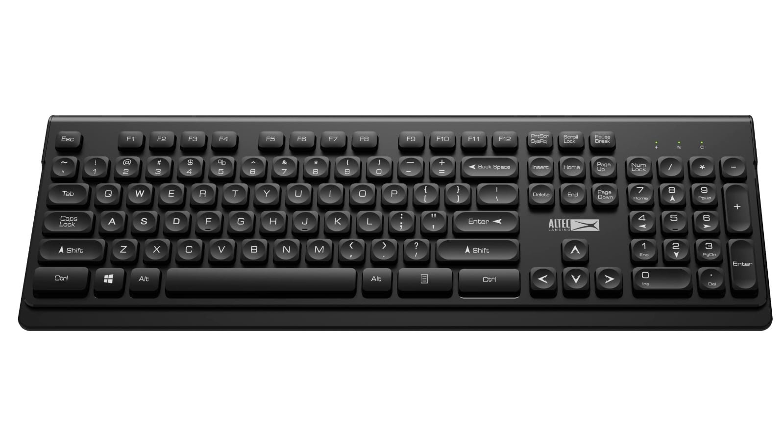 ALTEC WIRELESS KEYBOARD BLACK ALBK6265-BK