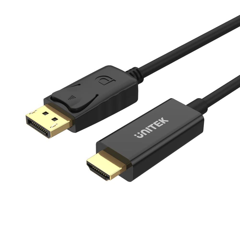 UNITEK DISPLAY PORT TO HDMI MALE CABLE CONVERTER 1.8M Y-5118CA