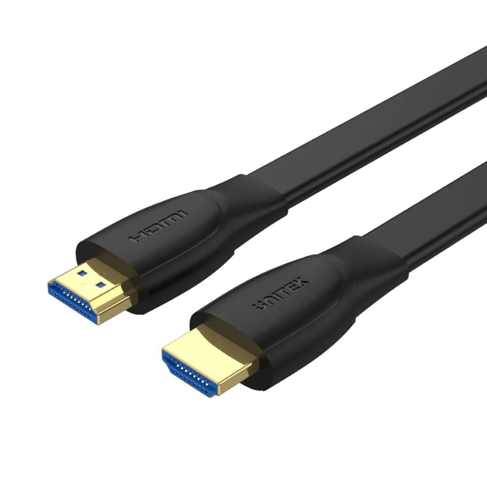 UNITEK HDMI 2.0 MALE TO MALE FLAT CABLE BLACK 1.5M/2M/3M/5M C11063BK