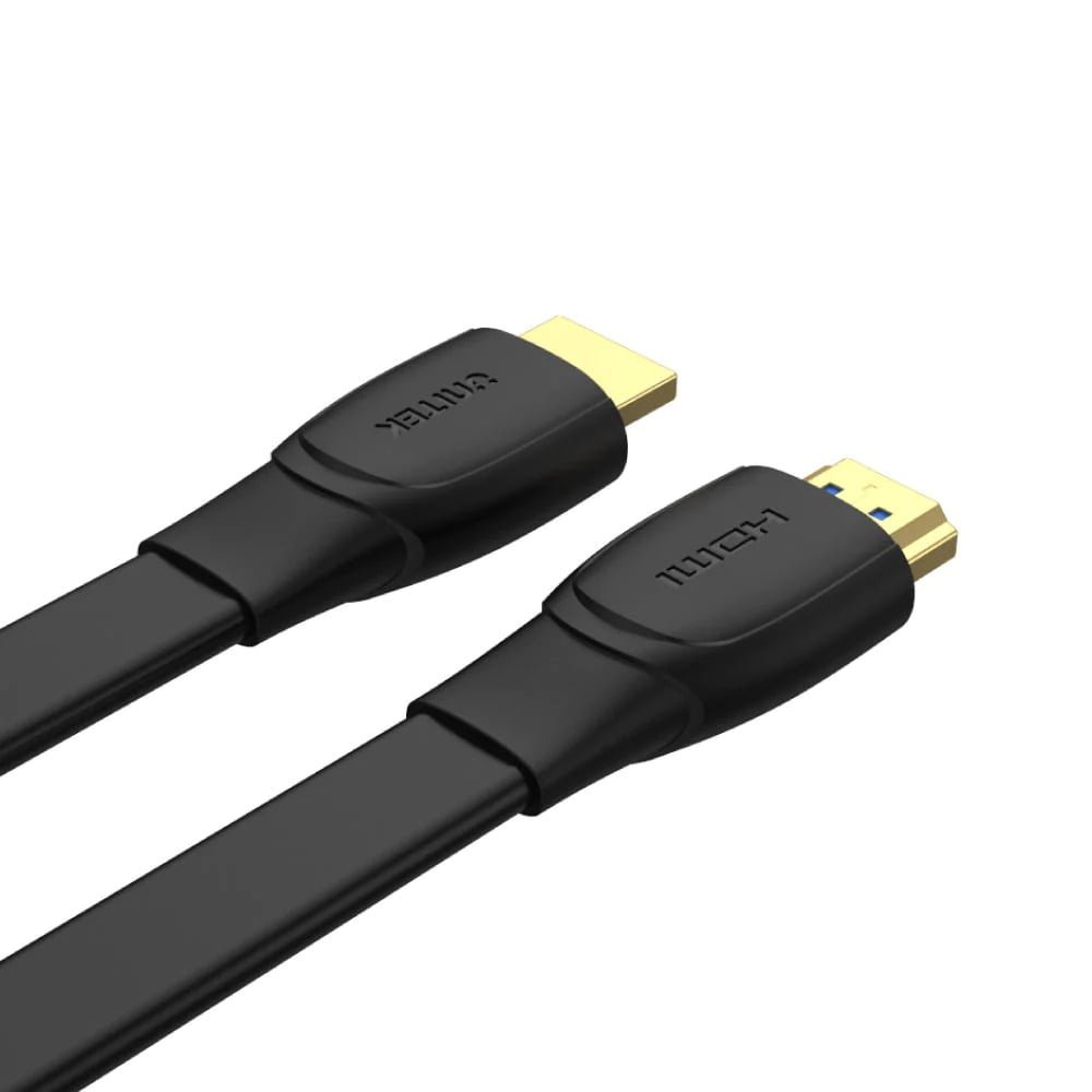 UNITEK HDMI 2.0 MALE TO MALE FLAT CABLE BLACK 1.5M/2M/3M/5M C11063BK thumbnail 2