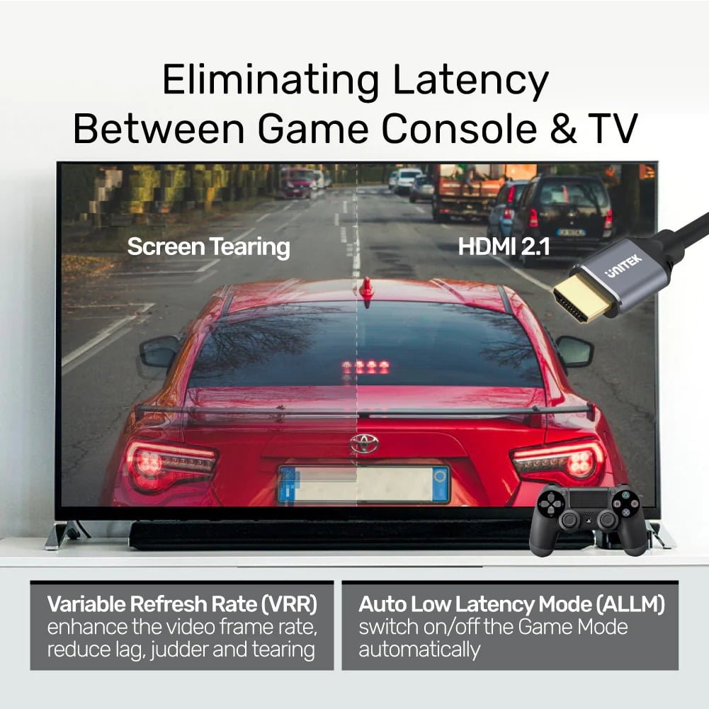 UNITEK HDMI 2.1 MALE TO MALE CABLE (8K60HZ) 2M/3M/5M thumbnail 3