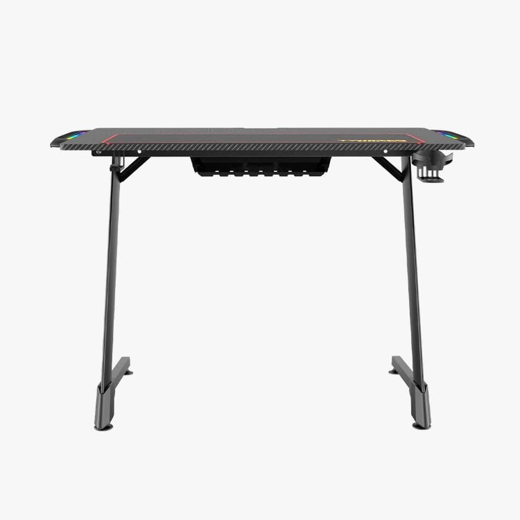 TWISTED MINDS Z SHAPED GAMING DESK CARBON FIBER TEXTURE RGB TM-Z-1060-RGB thumbnail 3