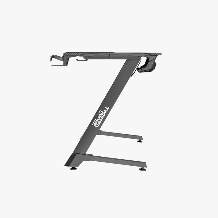 TWISTED MINDS Z SHAPED GAMING DESK CARBON FIBER TEXTURE RGB TM-Z-1060-RGB thumbnail 2