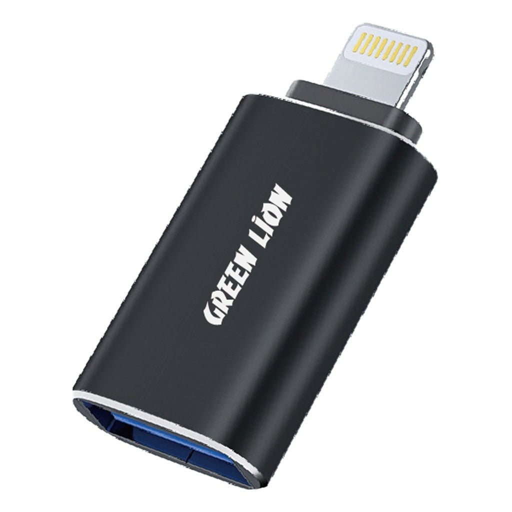 GREEN LIGHTNING TO USB 3.0 OTG BLACK GNLOTGBK