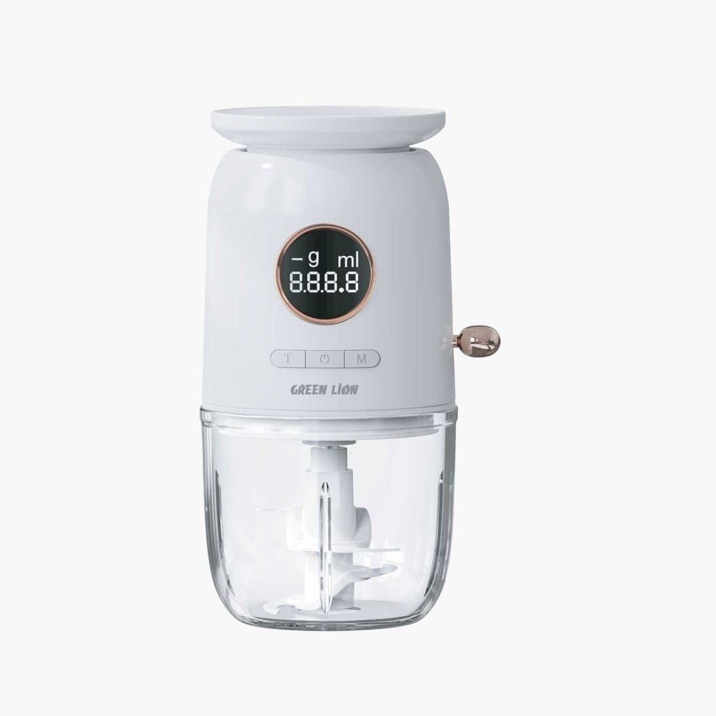 GREEN LION WIRELESS WEIGHING FOOD CHOPPER 600ML 7.4V WHITE GNWLFDCHOPWH