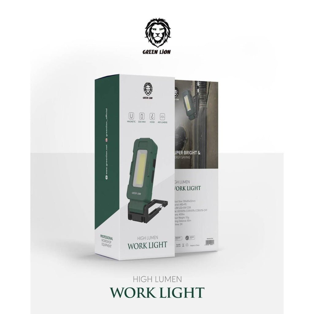 GREEN LION HIGH LUMEN WORK LIGHT GREEN GNHLWLGTGN