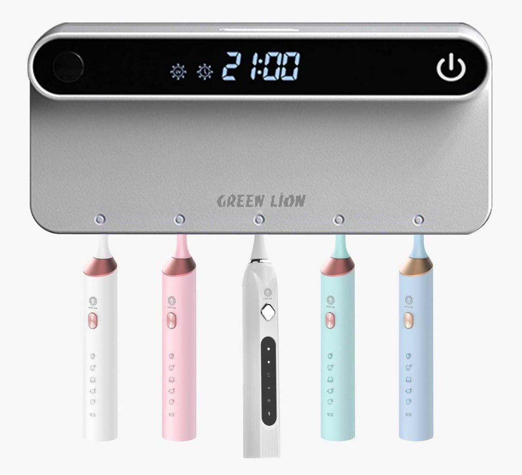 GREEN LION SMART TOOTHBRUSH STERILIZER 5V WHITE GNSTBSTRWH