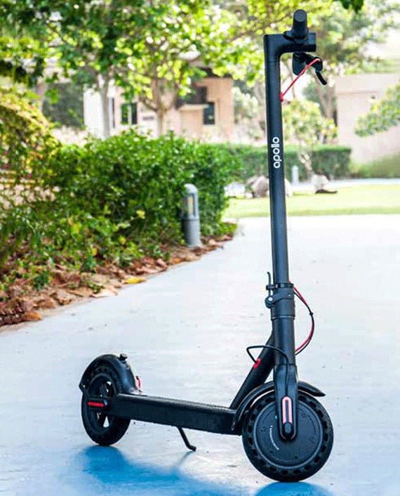 APOLLO PREMIUM SCOOTER BLACK RY-J5 thumbnail 2