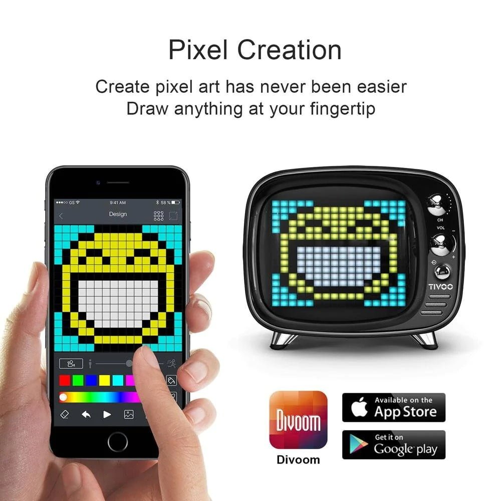 DIVOOM TIVOO SMART PIXEL-ART BULETOOTH SPEAKER thumbnail 4