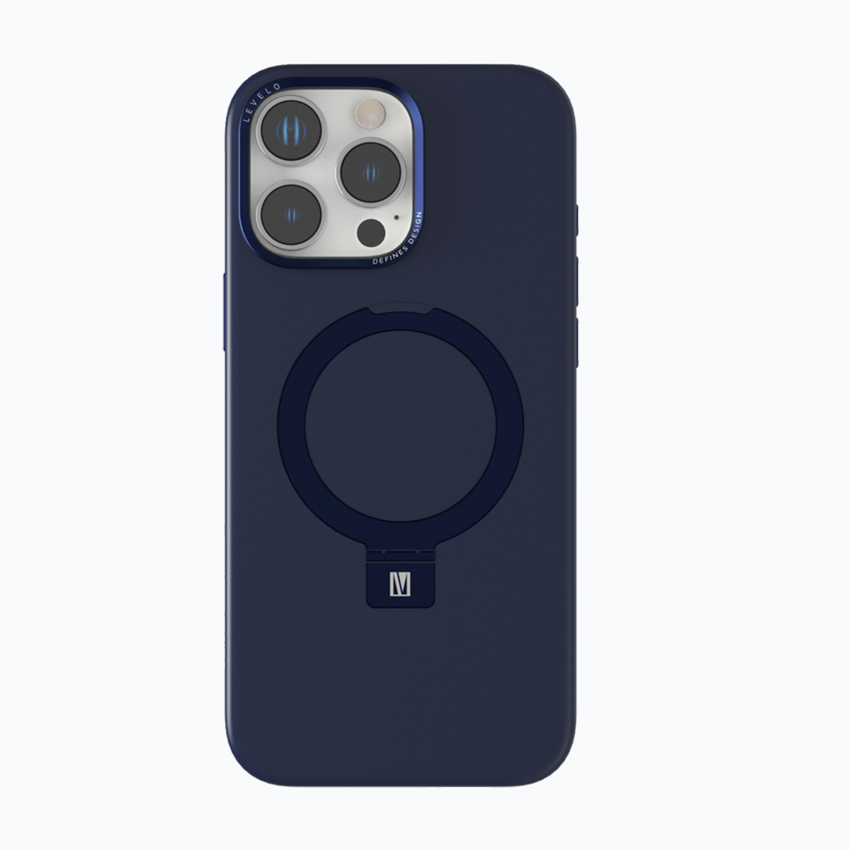LEVELO IPHONE 16 PRO MAX IRIS PRO MAGSAFE LIQUID SILICONE CASE BLUE LVLIPSC16PMBL thumbnail 2