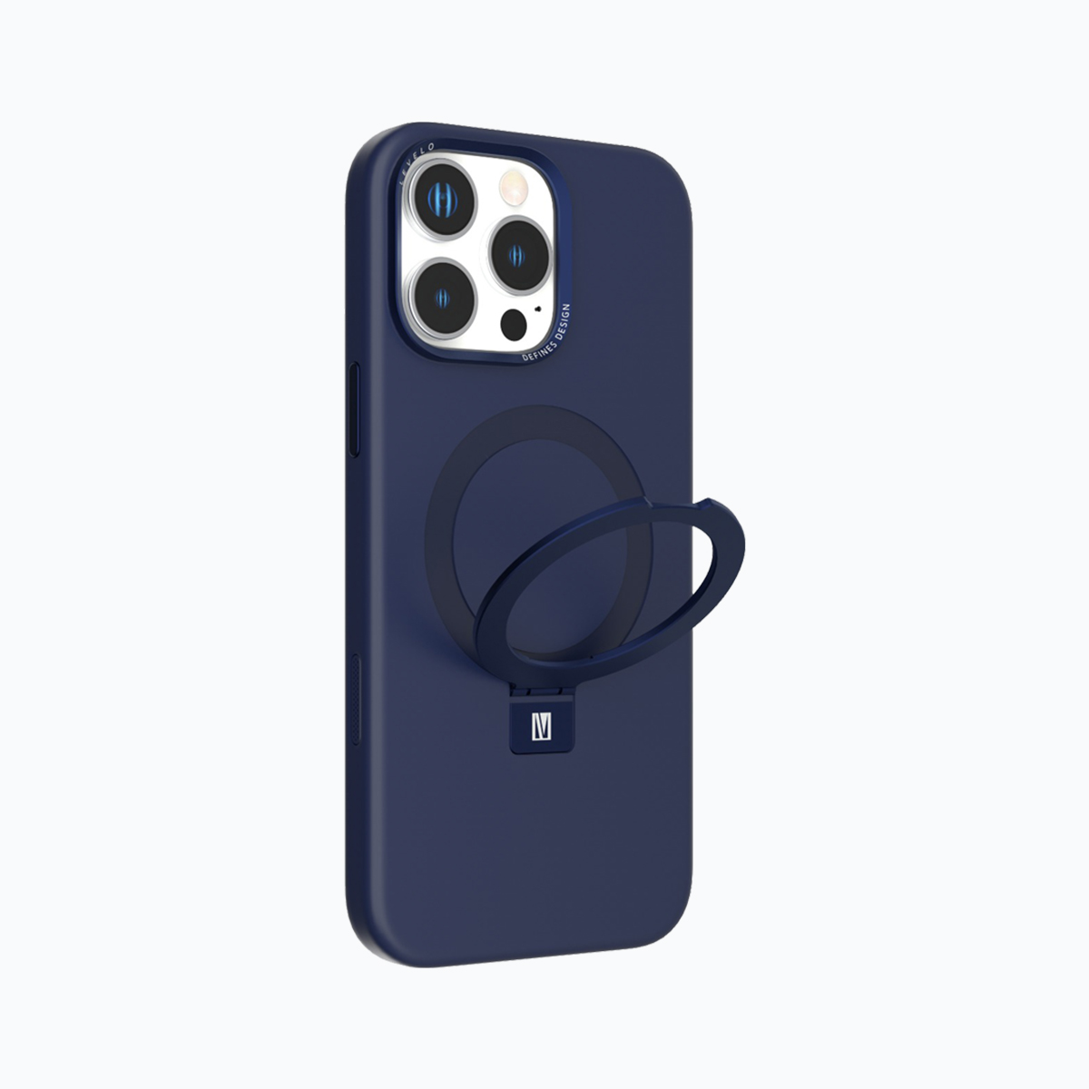 LEVELO IPHONE 16 PRO MAX IRIS PRO MAGSAFE LIQUID SILICONE CASE BLUE LVLIPSC16PMBL thumbnail 3