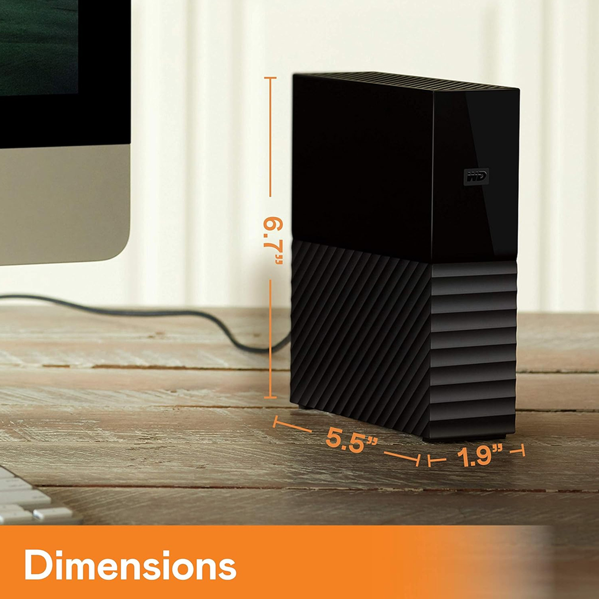 WD ESSENTIAL MY BOOK 14TB USB WDBBGB0140HBK thumbnail 2