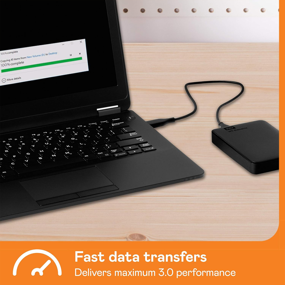 WD ELEMENTS EXTERNAL HARDDISK 1.5TB WDBU6Y0015BBK-0B thumbnail 4