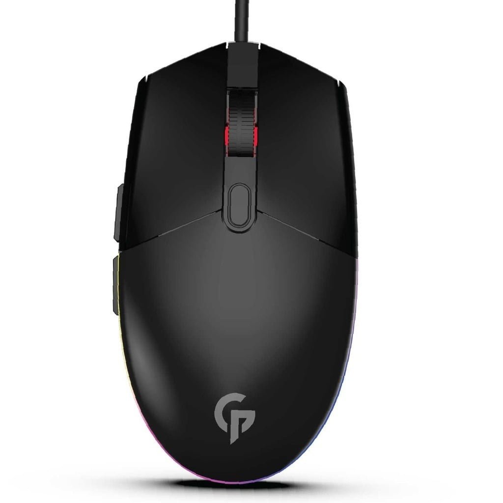 PORODO GAMING CHRONICLE RAINBOW 6D WIRED GAMING MOUSE BLACK