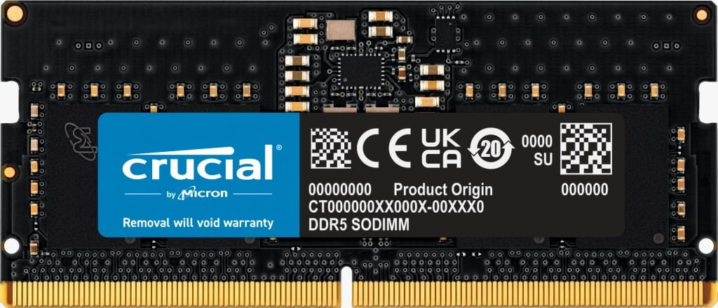 Crucial 8GB DDR5-5600 Laptop RAM (CT8G56C46S5)