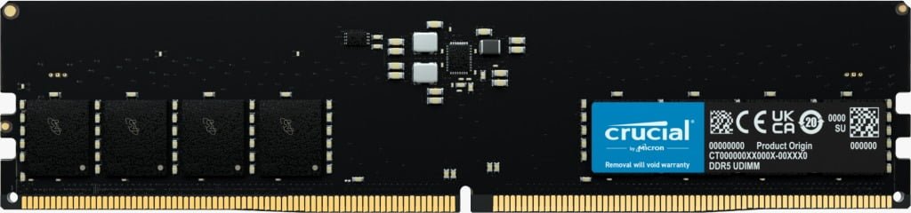 CRUCIAL RAM 16GB DDR5-4800 DESKTOP UDIMM CT16G48C40U5