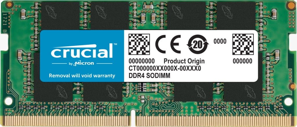 CRUCIAL RAM DDR4 2666 32GB SODIMM CT32G4SFD8266