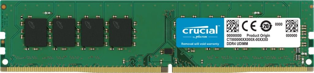 CRUCIAL RAM DDR4 2666 32GB UDIMM 1.2V CL19