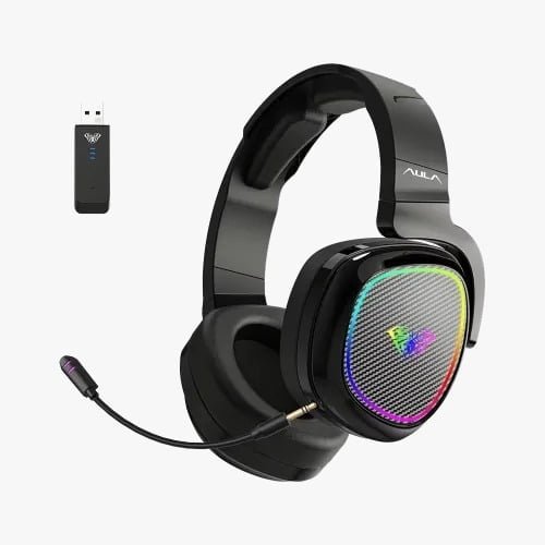 AULA GAMING 3 IN 1 RGB WIRELESS GAMING HEADSET F608
