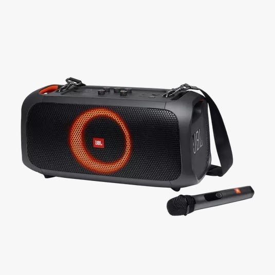 JBL PARTY BOX ON THE GO SPEAKER BLACK