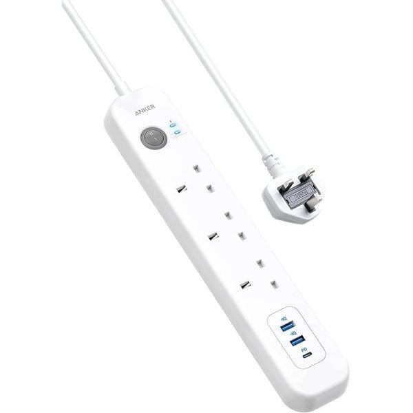 ANKER POWER EXTEND USB C 3 STRIP WHITE A9136K21