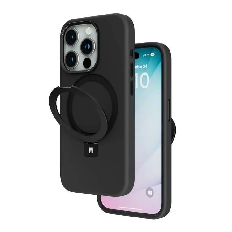 LEVELO IRIS IPHONE 15 PRO/PRO MAX ALUMINUM CAMERA BEZEL CASE BLACK