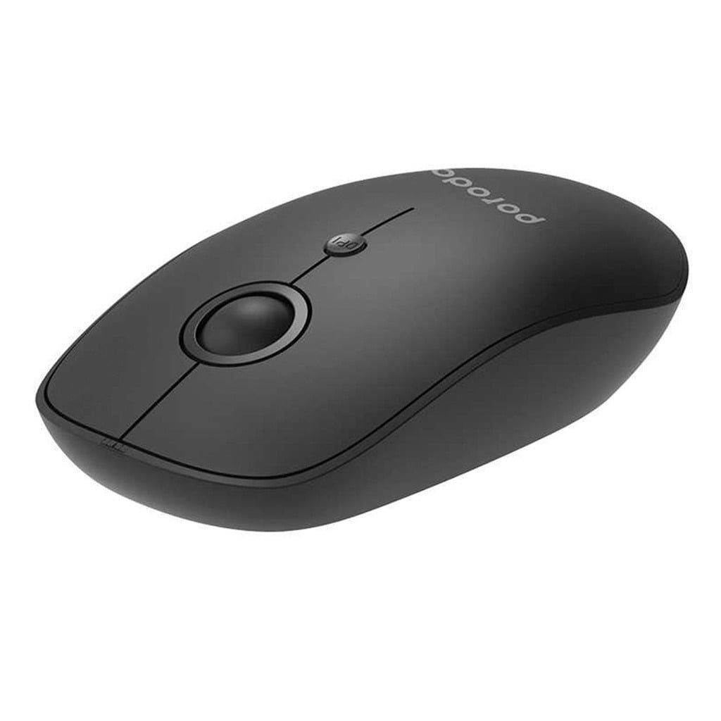 PORODO 2 IN 1 WIRELESS MOUSE BLACK