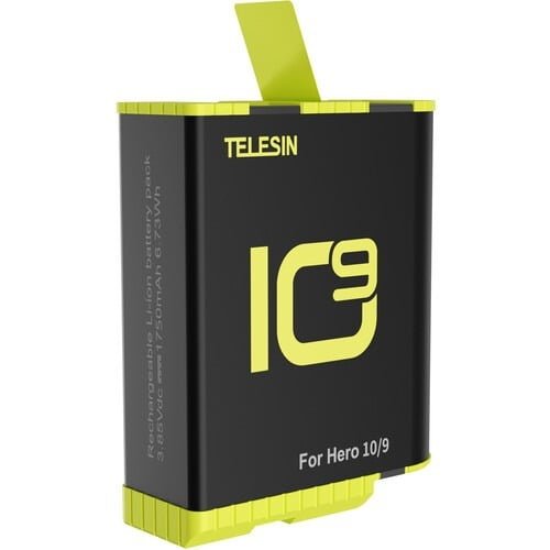 TELESIN GOPRO HERO 10/9 BATTERY GP-BTR-901 thumbnail 4
