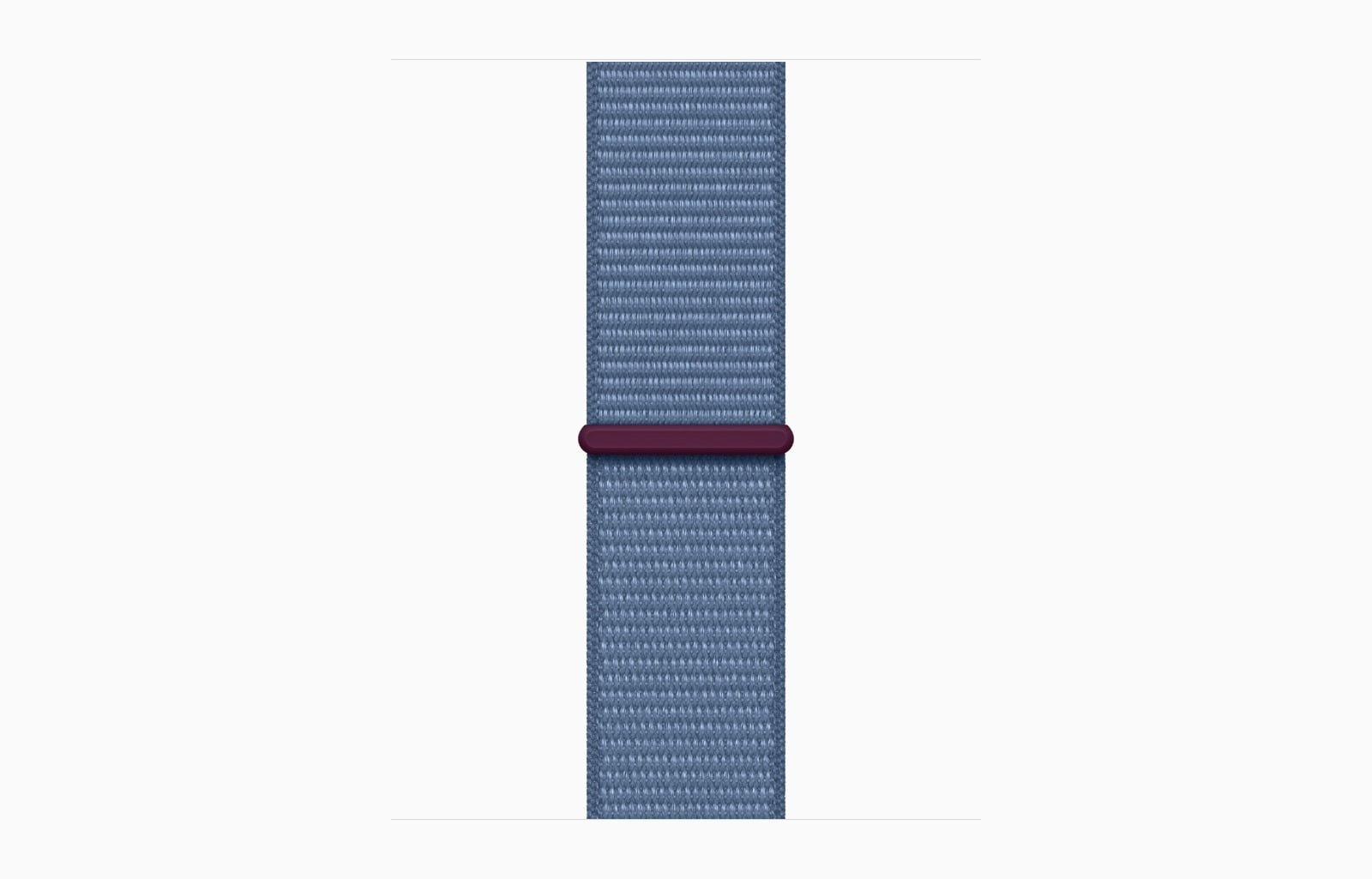 APPLE WATCH SERIES 9 41MM GPS SILVER ALUMINUM CASE WITH WINTER BLUE SPORT LOOP MR923 thumbnail 3