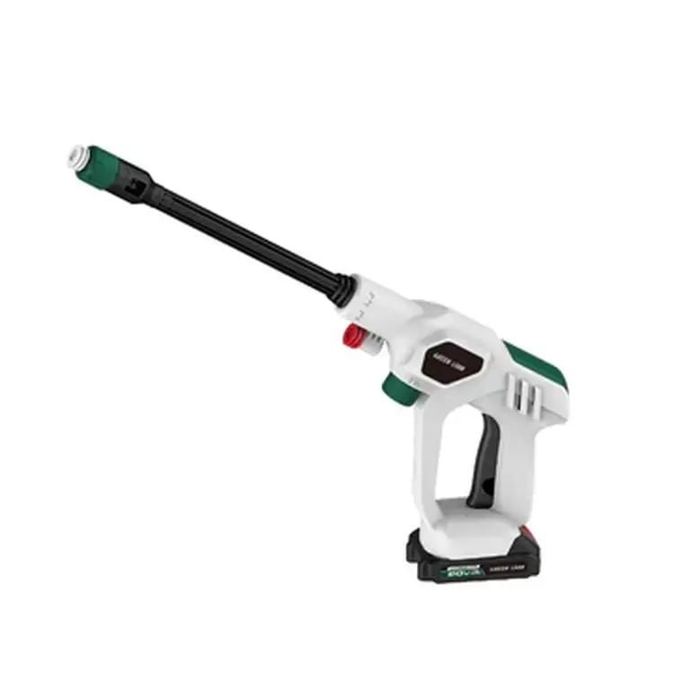 GREEN LION WIRELESS PRESSURE WASH GUN 2000MAH WHITE GNCLNGUNWH thumbnail 2