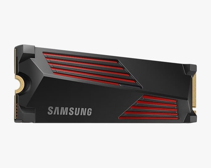 SAMSUNG 990 PRO 4TB M.2 NVME INTERNAL SSD WITH HEATSINK BLACK MZ-V9P4T0CW thumbnail 2