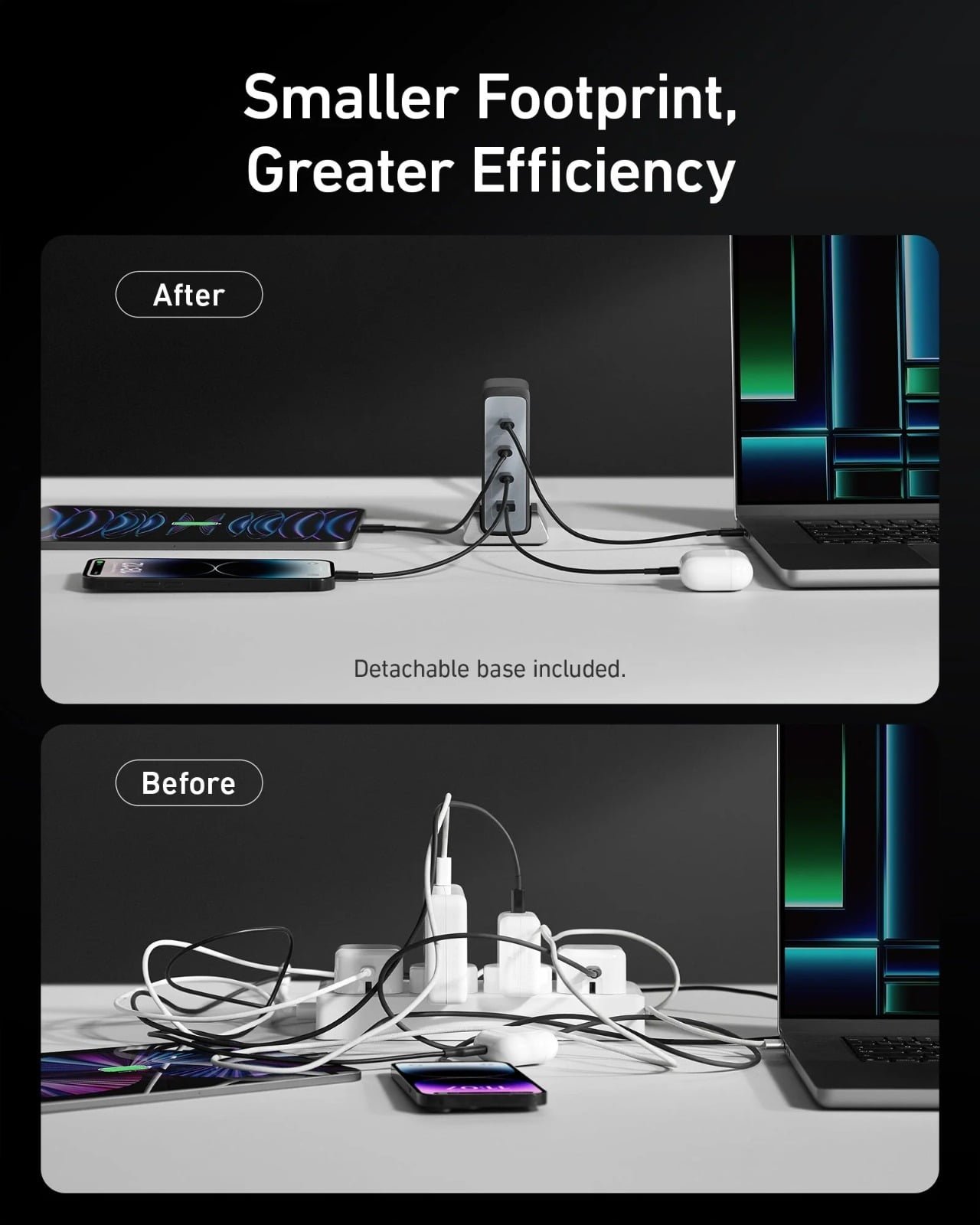 ANKER PRIME 240W GAN MULTI DEVICE DESKTOP CHARGER 4 PORTS A2342211 thumbnail 4
