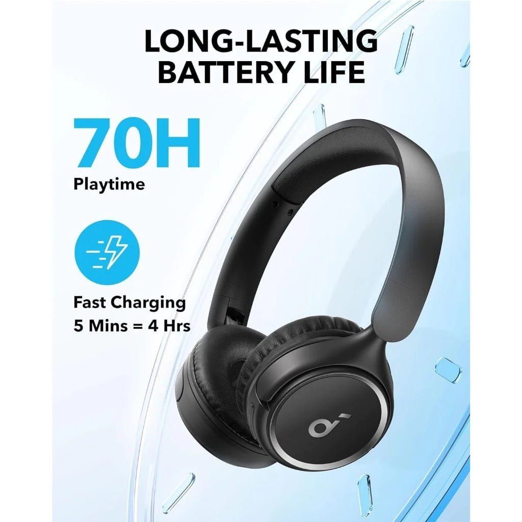 ANKER SOUNDCORE H30i WIRELESS ON EAR HEADPHONE BLACK A3012H11 thumbnail 2