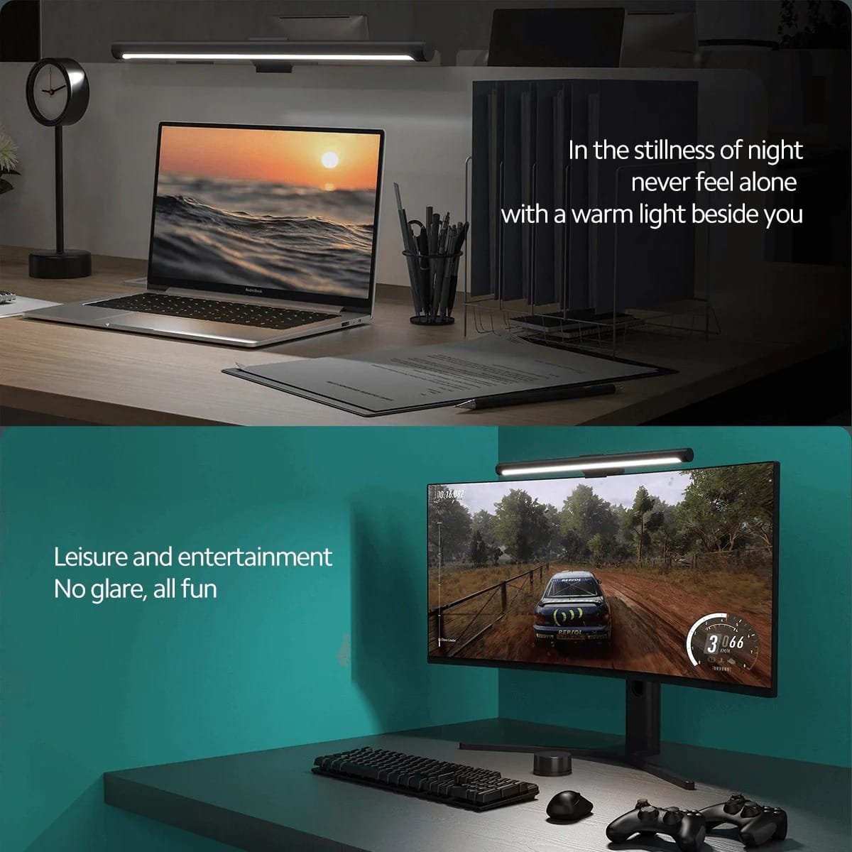 MI COMPUTER MONITOR LIGHT BAR BLACK thumbnail 3