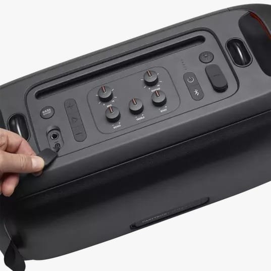 JBL PARTY BOX ON THE GO ESSENTIAL SPEAKER WITH MIC BLACK thumbnail 8
